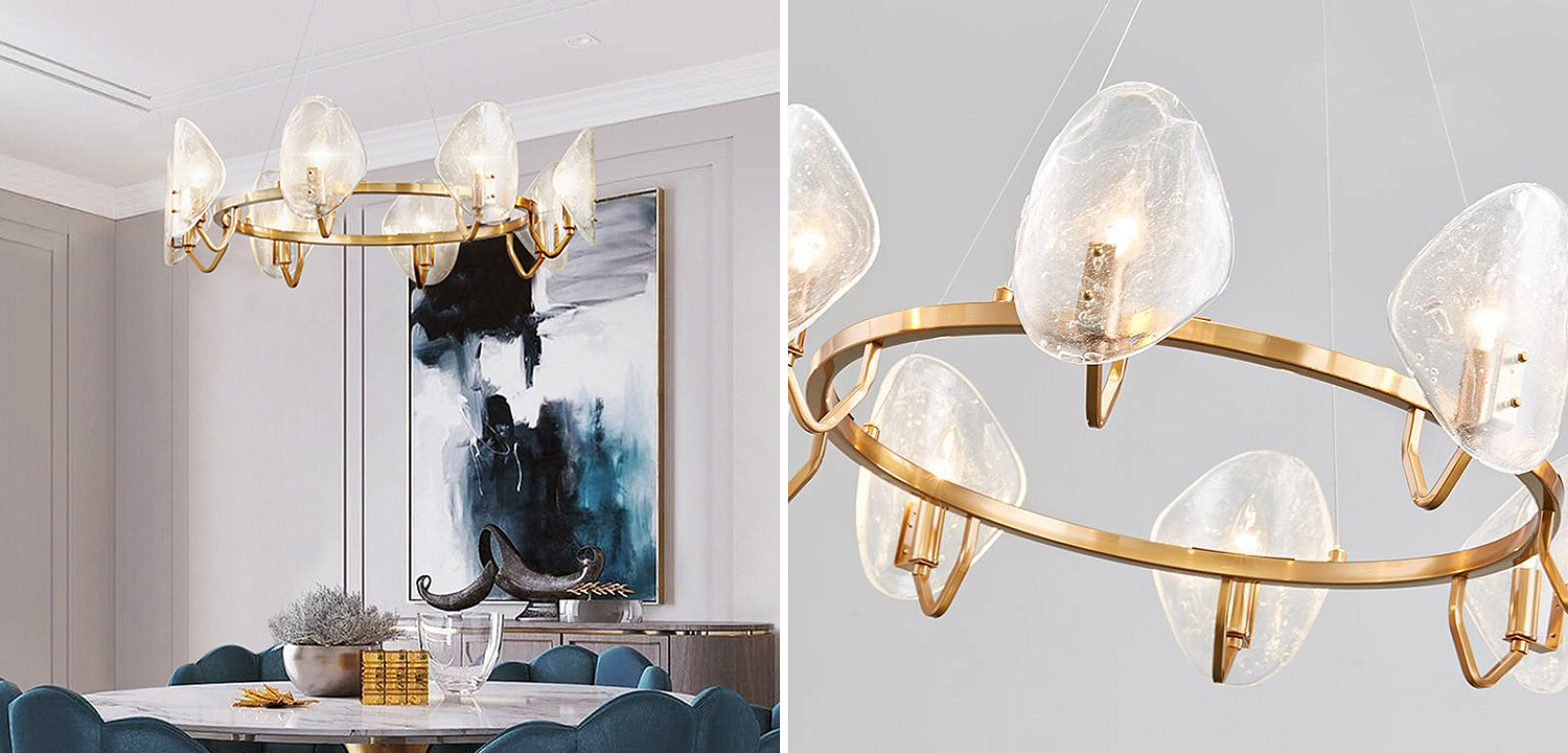Люстра Nazaire Glass Chandelier Люстра Nazaire Glass Chandelier - Loft-Concept в Барнауле