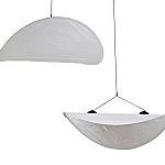 Подвесной светильник с белыми плафонами в форме облака Диаметр 60+60 см Cloud Junction варинант исполнения - 2 | Loft Concept в Барнауле