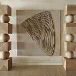 Декор настенный в Эко стиле рафия Malibu wall panel варинант исполнения - 2 | Loft Concept в Барнауле