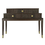 Премиальная Консоль с тремя ящиками Elsa Dreams Walnut варинант исполнения - 4 | Loft Concept в Барнауле