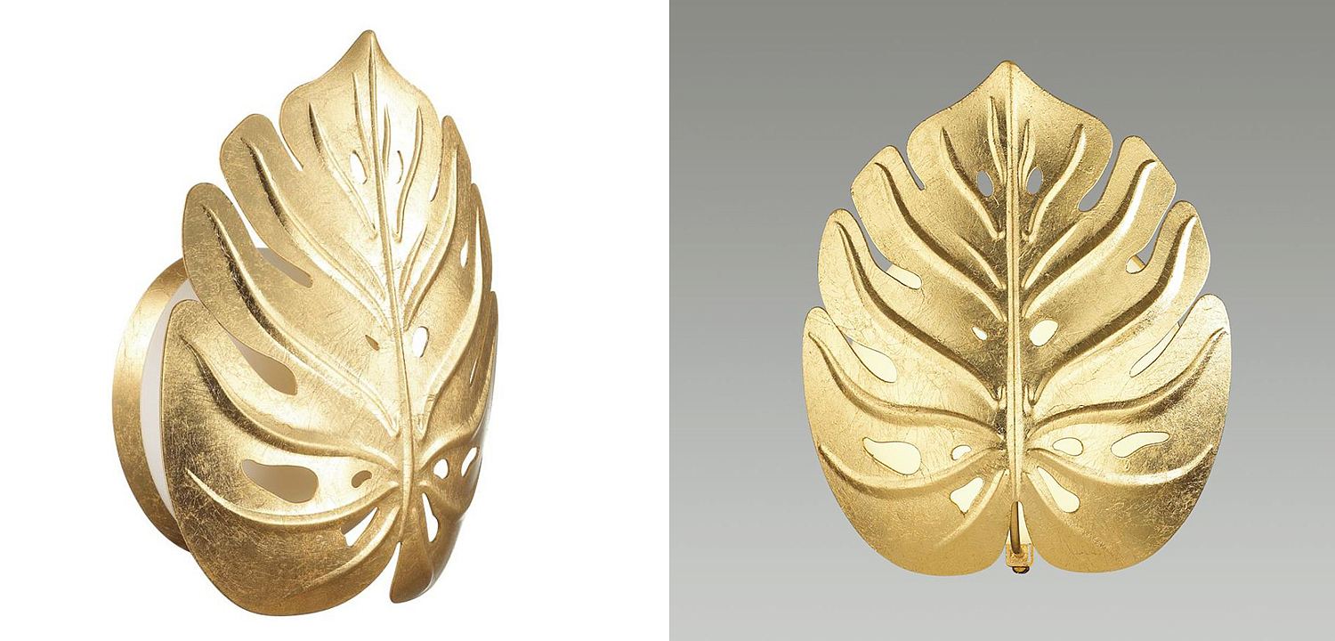 Бра Gold Monstera Leaf Бра Gold Monstera Leaf - Loft-Concept в Барнауле