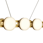 Люстра овальная с круглыми светодиодными источниками света Maxine Light варинант исполнения - 6 | Loft Concept в Барнауле