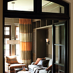 Люстра подвесная с белым тканевым цилиндрическим абажуром и декоративными шарами Hinkley варинант исполнения - 3 | Loft Concept в Барнауле