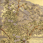 Обои ручная роспись Le Brésil Amarelo Deep Rich Gold варинант исполнения - 2 | Loft Concept в Барнауле