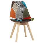 Стул с обивкой в стиле пэчворк Arvika варинант исполнения - 1 | Loft Concept в Барнауле