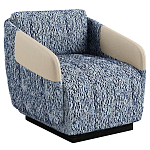 Дизайнерское Кресло William с кожаными подлокотниками  варинант исполнения - 1 | Loft Concept в Барнауле