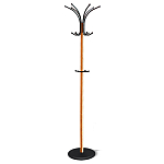 Вешалка с круглым основанием и черными металлическими крючками Industrial Metal Rust варинант исполнения - 1 | Loft Concept в Барнауле