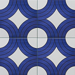 Дизайнерская плитка с узором Восьмерки варинант исполнения - 1 | Loft Concept в Барнауле