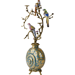 Бронзовый подсвечник Птичий рай Flora варинант исполнения - 4 | Loft Concept в Барнауле
