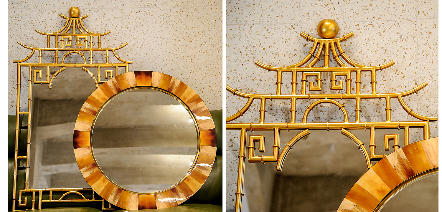 Зеркало Pagoda Mirror Gold 128 Зеркало Pagoda Mirror Gold 128 - Loft-Concept в Барнауле
