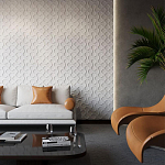 Гипсовая 3D панель с принтографией PM-18 варинант исполнения - 1 | Loft Concept в Барнауле