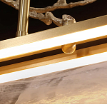 Люстра прямоугольная из фактурного стекла Chandelier Beam варинант исполнения - 9 | Loft Concept в Барнауле