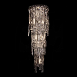 Бра с каскадом из прозрачного хрусталя и корпусом из металла цвета хром Constant Sparks варинант исполнения - 7 | Loft Concept в Барнауле