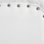 Кушетка белая с мягкой обивкой из велюра Michael Couch варинант исполнения - 7 | Loft Concept в Барнауле