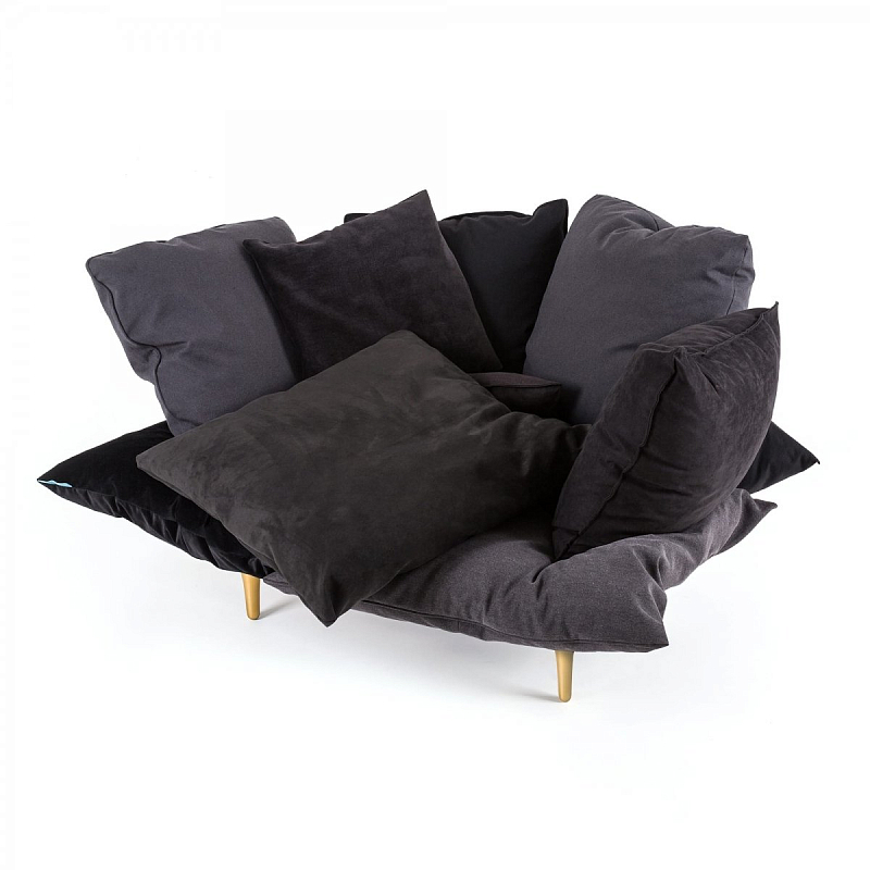 Кресло Seletti Armchair Comfy charcoal grey Серый Кресло Seletti Armchair Comfy charcoal grey Серый в Барнауле | Loft Concept