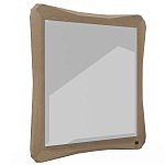 Зеркало квадратное c деревянной рамой из массива дуба Tasteful Furniture варинант исполнения - 1 | Loft Concept в Барнауле