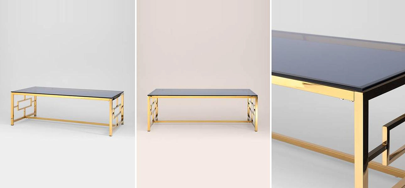 Столик кофейный Milan Tables Gold Столик кофейный Milan Tables Gold - Loft-Concept в Барнауле
