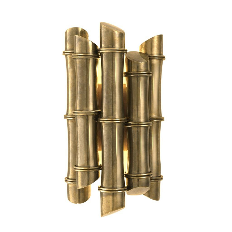Бра Wall Lamp Damian Brass Латунь Античная полированная Бра Wall Lamp Damian Brass Латунь Античная полированная в Барнауле | Loft Concept