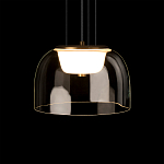 Подвесной светильник с куполообразным прозрачным стеклянным плафоном Grada Light варинант исполнения - 4 | Loft Concept в Барнауле