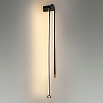 Бра черного цвета с изогнутым плафоном Luke Lampco Tracer Lamp варинант исполнения - 3 | Loft Concept в Барнауле