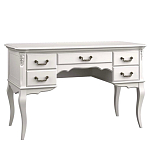 Стол рабочий белый из массива бука с 5-ю ящиками White Provence варинант исполнения - 1 | Loft Concept в Барнауле