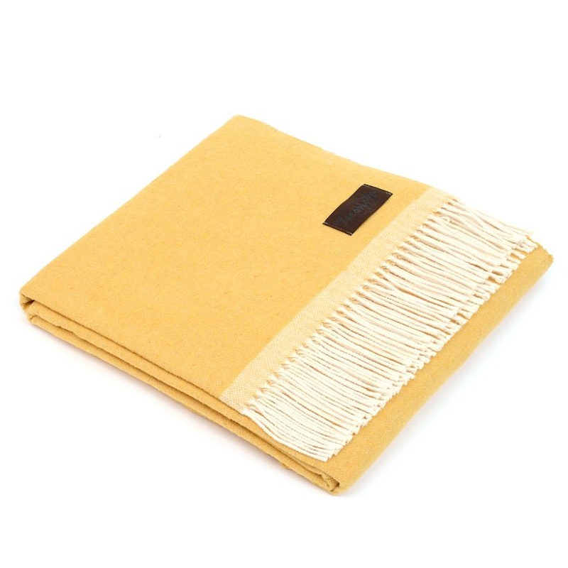 Плед SARA 7000 Marzotto Желтый в Барнауле | Loft Concept 