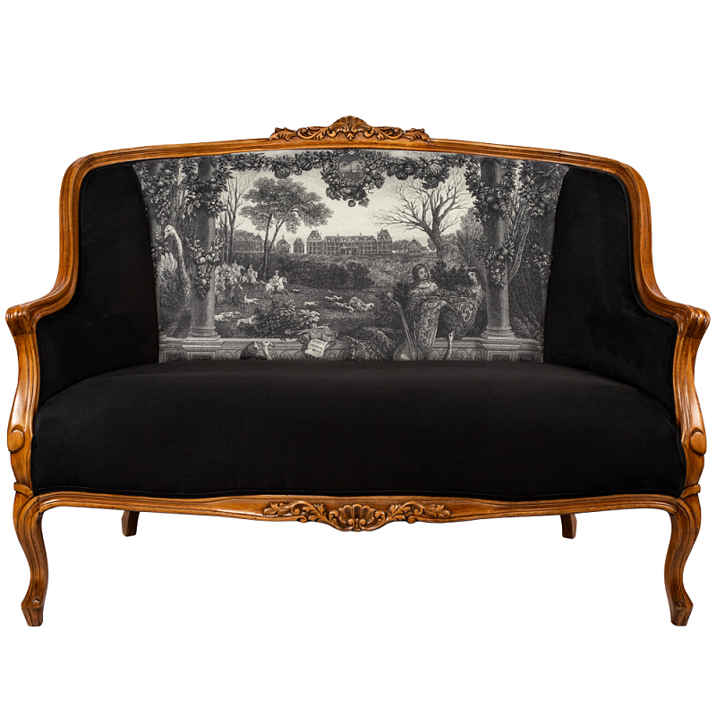 Диван Monceau Sofa Коричневый Черно-белый Диван Monceau Sofa Коричневый Черно-белый в Барнауле | Loft Concept