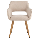 Стул в рогожке бежевого цвета NEASAN STOOL варинант исполнения - 2 | Loft Concept в Барнауле