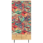 Шкаф с принтом Dominoes варинант исполнения - 2 | Loft Concept в Барнауле