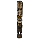 Деревянная статуэтка Абориген в маске Aboriginal Man in Mask варинант исполнения - 1 | Loft Concept в Барнауле