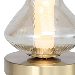 Настольная лампа светодиодная с волнообразным стеклянным плафоном Amphora of Light варинант исполнения - 4 | Loft Concept в Барнауле