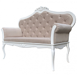 Диван в стиле прованс Montmartre Provence Sofa Beige White варинант исполнения - 3 | Loft Concept в Барнауле
