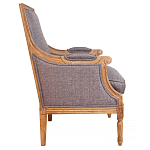 Кресло William Classical Armchair grey flax варинант исполнения - 1 | Loft Concept в Барнауле