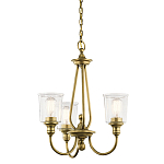 Люстра с прозрачными плафонами из пузырчатого стекла Kichler варинант исполнения - 1 | Loft Concept в Барнауле