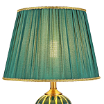 Настольная лампа с абажуром Celestina Green  Gold Lampshade Table Lamp варинант исполнения - 3 | Loft Concept в Барнауле