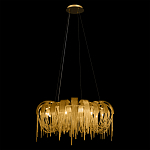 Люстра круглая подвесная с металлическими дугами и длинными цепочками 80 см Atlantis Chain варинант исполнения - 11 | Loft Concept в Барнауле