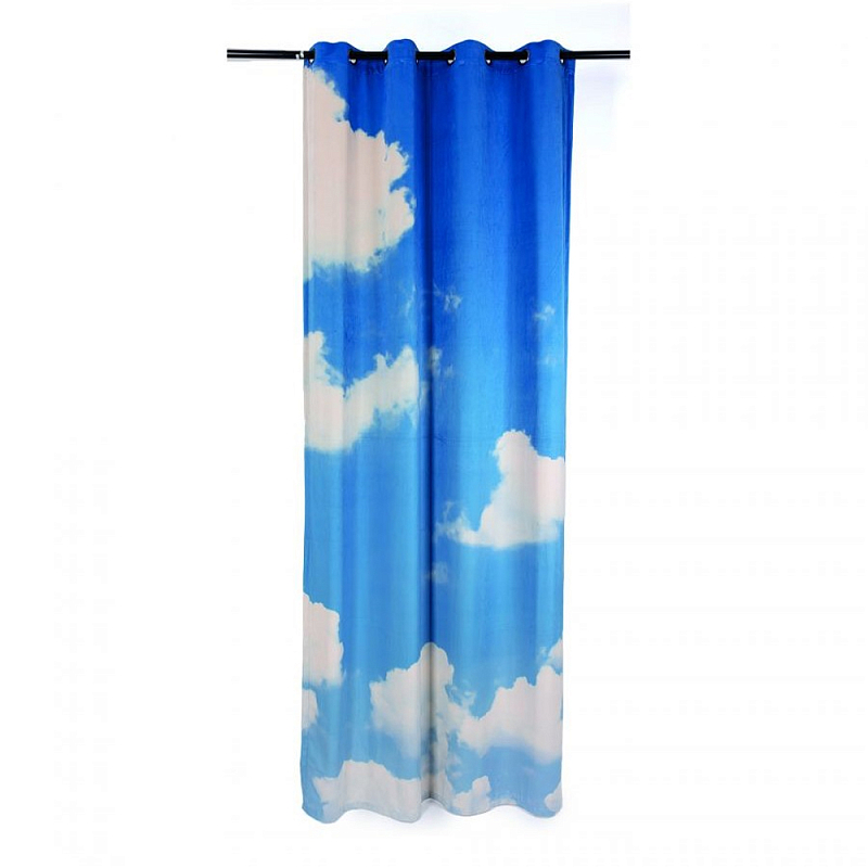 Штора Seletti Cloud Right Голубой Белый Штора Seletti Cloud Right Голубой Белый в Барнауле | Loft Concept