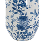 Ваза фарфоровая с узким горлышком и синими цветочными мотивами Independence варинант исполнения - 3 | Loft Concept в Барнауле