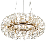 Круглая подвесная люстра Crystal Dandelions Chandelier варинант исполнения - 1 | Loft Concept в Барнауле