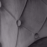 Стул в серой велюровой обивке Ward Grey Velour Chair варинант исполнения - 6 | Loft Concept в Барнауле