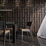 Гипсовая 3D панель с принтографией PM-26 варинант исполнения - 3 | Loft Concept в Барнауле