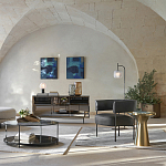 Приставной столик из латуни Grant Brass Side Table варинант исполнения - 7 | Loft Concept в Барнауле