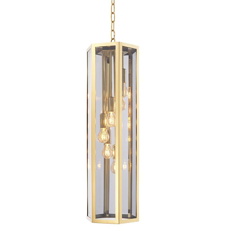 Люстра Chandelier Rondoni Золотой Дымчатый (Smoke) в Барнауле | Loft Concept 