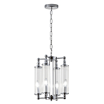 Люстра 4-мя прозрачными цилиндрическими плафонами Jeanette варинант исполнения - 3 | Loft Concept в Барнауле