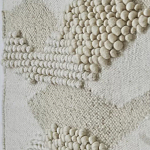 Панно из шерсти и хлопка с узором Beige Calista Serene варинант исполнения - 7 | Loft Concept в Барнауле