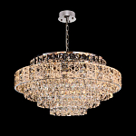 Люстра хрустальная в неоклассическом стиле на серебристом каркасе Majesty варинант исполнения - 5 | Loft Concept в Барнауле