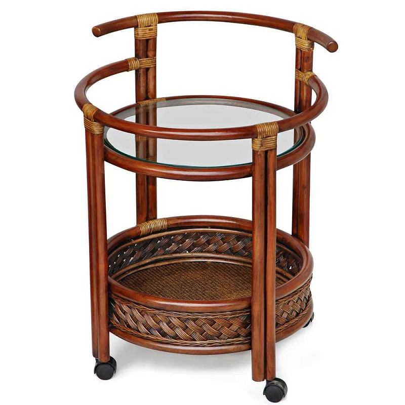 Барный столик Rattan Roller Орех Барный столик Rattan Roller Орех в Барнауле | Loft Concept