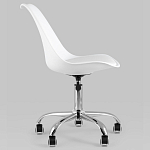 Офисный стул на металлическом основании EGGERY White варинант исполнения - 3 | Loft Concept в Барнауле