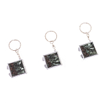 Зеркало брелок складное двухстороннее из натурального камня Серафинит Stone Mirrors варинант исполнения - 8 | Loft Concept в Барнауле