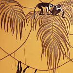 Обои с вышивкой ручной работы Étienne Original colourway on wool sateen варинант исполнения - 1 | Loft Concept в Барнауле